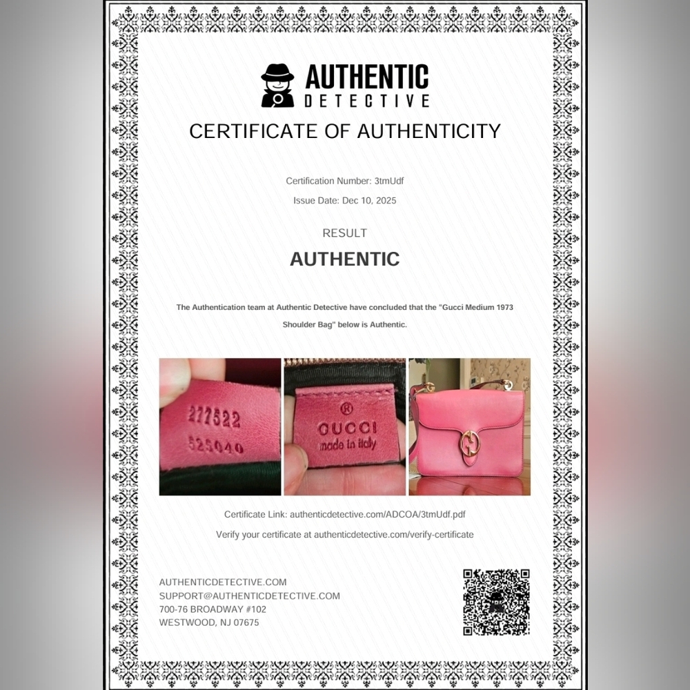 Gucci Medium 1973 Pink Shoulder Bag 🔥 - Picture 7 of 7